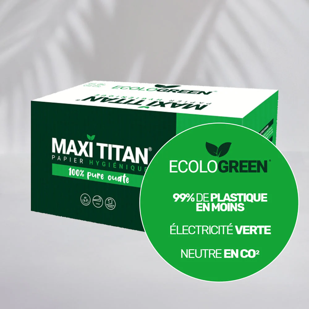 Produits d'hygiène ASNK Toulouse, gamme Ecolo Green, fabriqués en France
